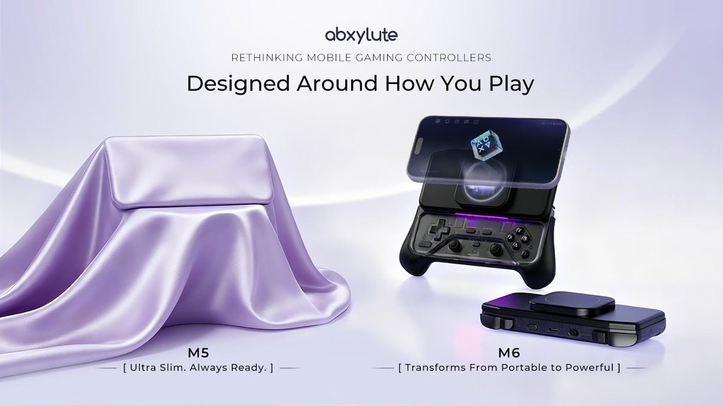 Abxylute M6: il gamepad magnetico a slitta per tutti gli smartphone
