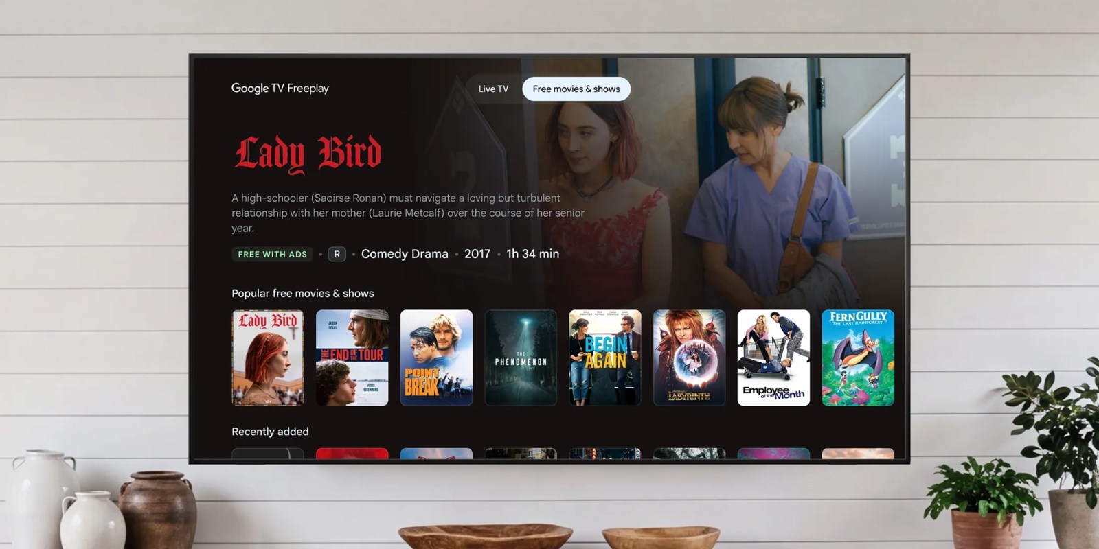 Google TV offre 10.000 film e serie gratis senza app