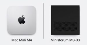 Minisforum MS-03 vs Mac mini M4: quale mini PC scegliere