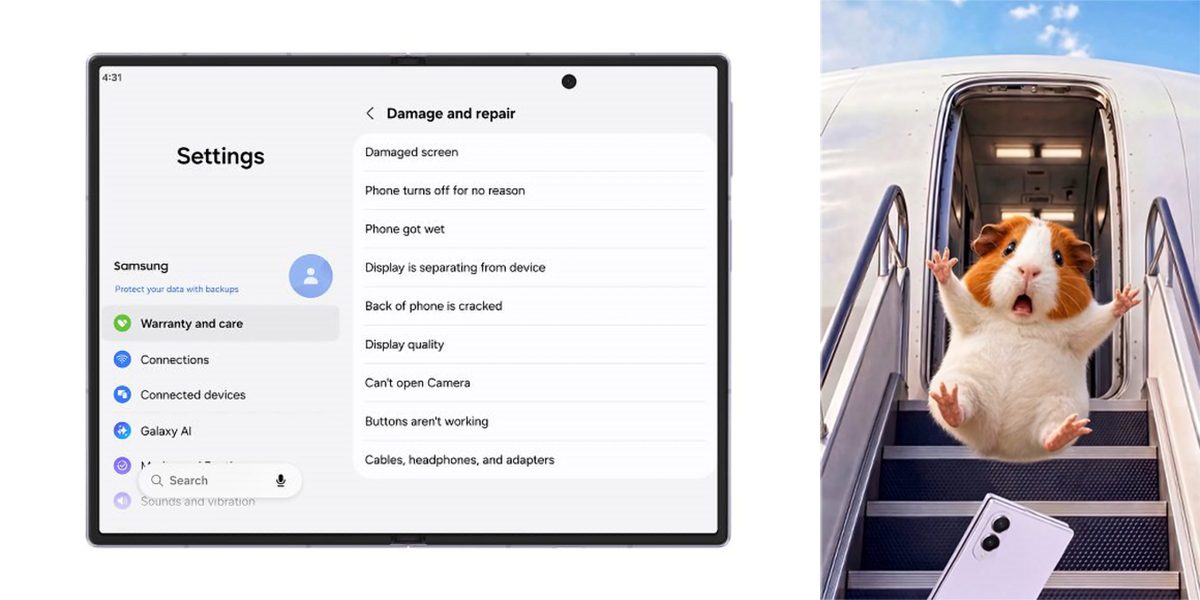 One UI 9: Samsung semplifica garanzie e riparazioni con hub centralizzato