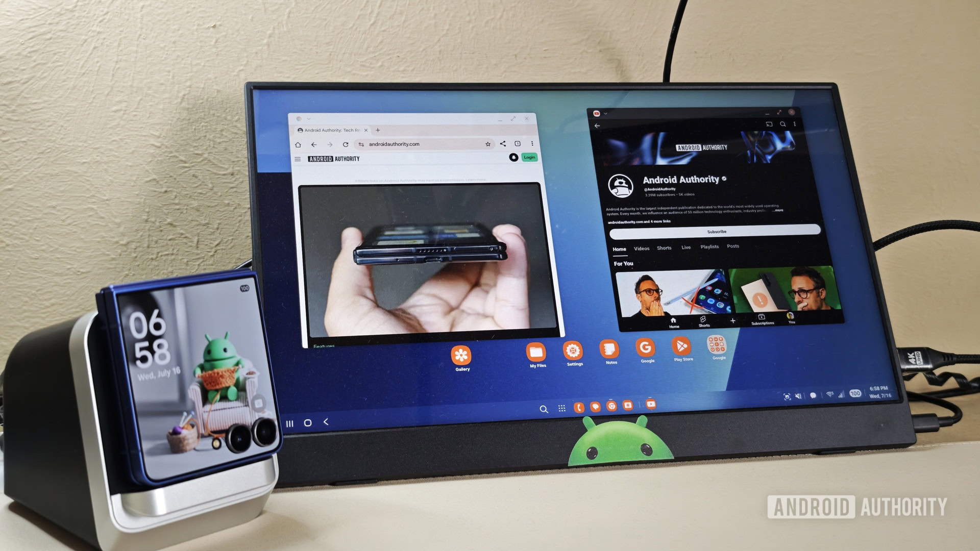Samsung DeX funziona sui Galaxy Z Fold senza monitor
