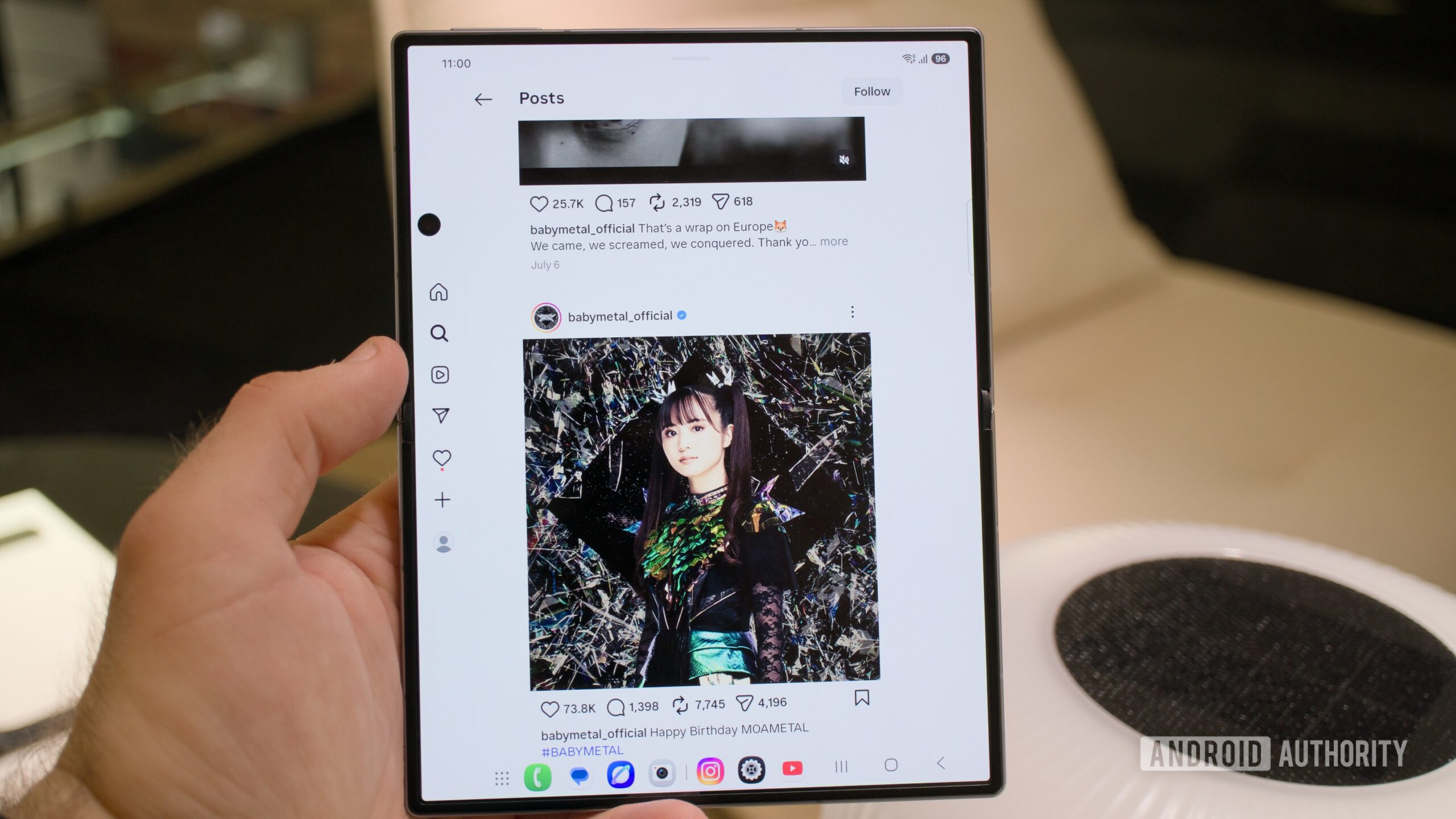 Samsung One Hand Operation: fix per Instagram nella versione 9.2.21